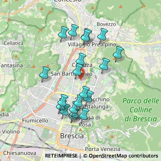 Mappa Via Ferrini, 25128 Brescia BS, Italia (1.804)