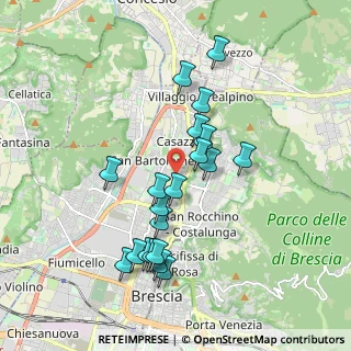 Mappa Via Ferrini, 25128 Brescia BS, Italia (1.7595)