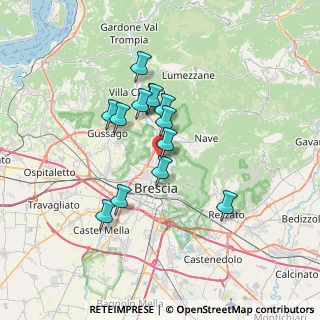 Mappa Via Ferrini, 25128 Brescia BS, Italia (5.50846)