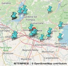 Mappa Via Ferrini, 25128 Brescia BS, Italia (16.629)