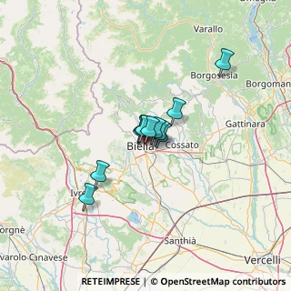 Mappa VIA DE MOSSO, 13900 Biella BI, Italia (7.3)