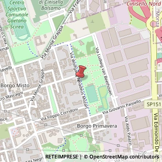 Mappa Via Wolfgang Amadeus Mozart, 17B, 20092 Cinisello Balsamo, Milano (Lombardia)