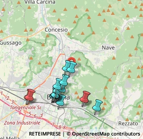 Mappa Via Giovanni Maria Longinotti, 25133 Brescia BS, Italia (3.8575)