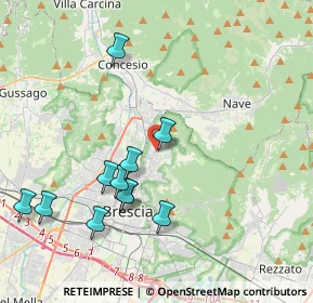 Mappa Via Giovanni Maria Longinotti, 25133 Brescia BS, Italia (4.90769)