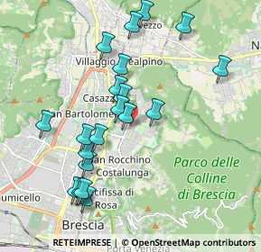 Mappa Via Giovanni Maria Longinotti, 25133 Brescia BS, Italia (1.9405)