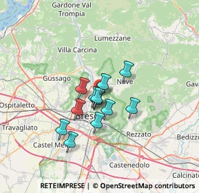 Mappa Via Giovanni Maria Longinotti, 25133 Brescia BS, Italia (4.57667)