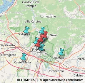 Mappa Via Giovanni Maria Longinotti, 25133 Brescia BS, Italia (3.84)