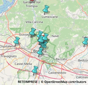 Mappa Via Giovanni Maria Longinotti, 25133 Brescia BS, Italia (6.25)