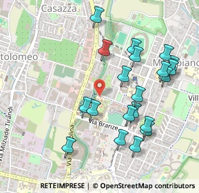 Mappa Via Senatore Diogene Valotti, 25133 Brescia BS, Italia (0.5095)