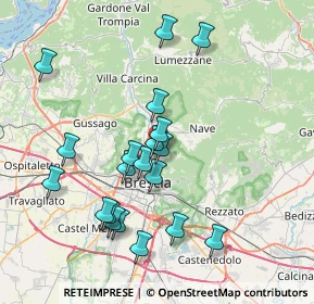 Mappa Via Senatore Diogene Valotti, 25133 Brescia BS, Italia (7.4045)