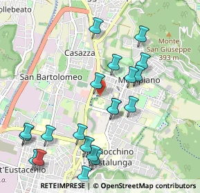 Mappa Via Senatore Diogene Valotti, 25133 Brescia BS, Italia (1.123)