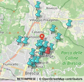 Mappa Via Senatore Diogene Valotti, 25133 Brescia BS, Italia (1.757)