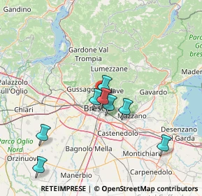 Mappa Via Senatore Diogene Valotti, 25133 Brescia BS, Italia (34.58632)