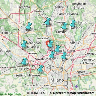 Mappa Via SS 35 dei Giovi, 20032 Cormano MI, Italia (7.4125)