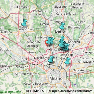 Mappa Via SS 35 dei Giovi, 20032 Cormano MI, Italia (5.82857)