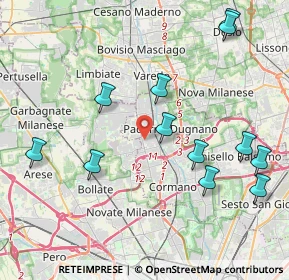 Mappa Via Pietro Nenni, 20037 Paderno Dugnano MI, Italia (4.59167)