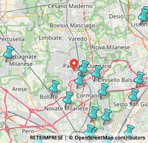 Mappa Via Pietro Nenni, 20037 Paderno Dugnano MI, Italia (6.3995)