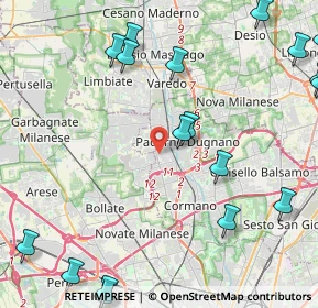 Mappa Via Pietro Nenni, 20037 Paderno Dugnano MI, Italia (6.329)