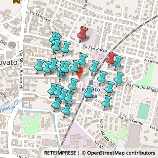 Mappa Via Enrico Fermi, 25038 Rovato BS, Italia (0.20034)