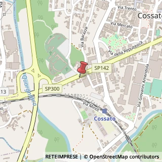Mappa Via Giuseppe Mazzini, 2, 13836 Cossato, Biella (Piemonte)