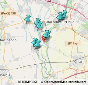 Mappa Via per Cividate, 25037 Pontoglio BS, Italia (2.79)