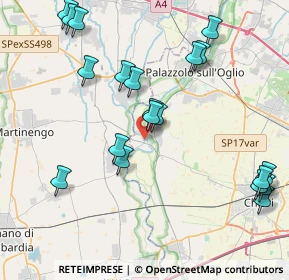 Mappa Via per Cividate, 25037 Pontoglio BS, Italia (4.594)
