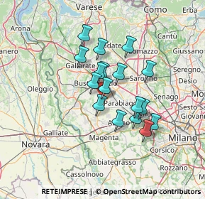 Mappa Via A. Pacinotti, 20035 Villa Cortese MI, Italia (10.42882)