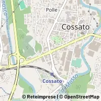 Mapa Cossato
