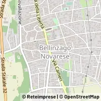 Mapa Bellinzago Novarese