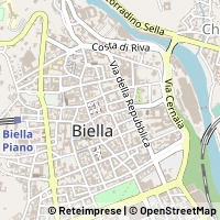 Mapa Biella