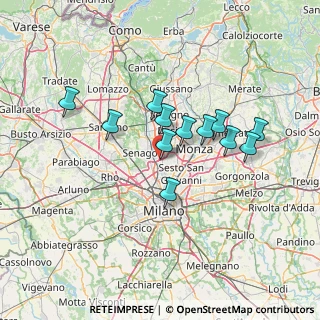 Mappa Via Luigi Einaudi, 20037 Paderno Dugnano MI, Italia (11.41833)