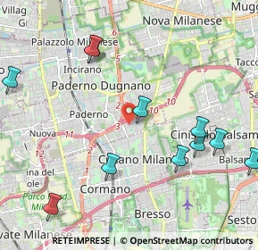 Mappa Via Luigi Einaudi, 20037 Paderno Dugnano MI, Italia (2.44545)