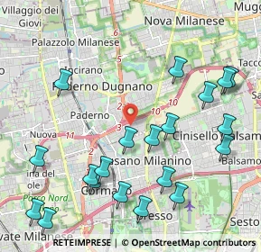 Mappa Via Luigi Einaudi, 20037 Paderno Dugnano MI, Italia (2.473)