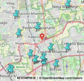 Mappa Via Generale Carlo Alberto dalla Chiesa, 20037 Paderno Dugnano MI, Italia (2.61)