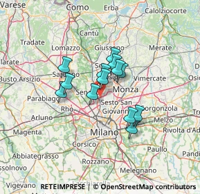 Mappa Via Generale Carlo Alberto dalla Chiesa, 20037 Paderno Dugnano MI, Italia (9.20846)
