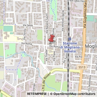 Mappa Via Roma, 20B, 31021 Mogliano Veneto, Treviso (Veneto)