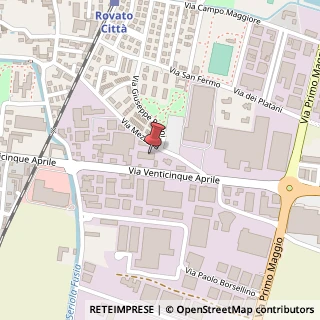 Mappa Via 25 Aprile, 18, 25038 Rovato, Brescia (Lombardia)