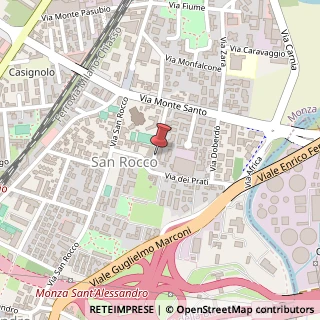 Mappa Via Natale Lucca, 15, 20900 Monza, Monza e Brianza (Lombardia)