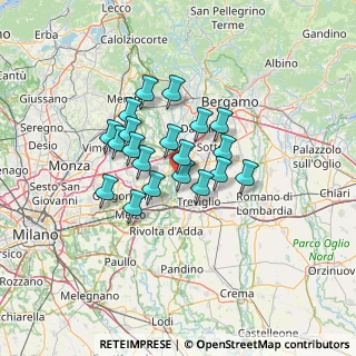 Mappa Via Ugo Foscolo, 24045 Fara Gera d'Adda BG, Italia (9.736)