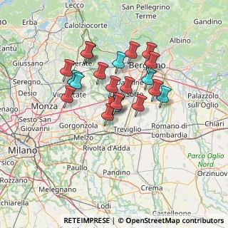 Mappa Via Ugo Foscolo, 24045 Fara Gera d'Adda BG, Italia (11.3205)