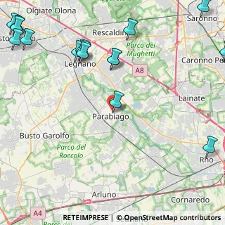 Mappa Via Buccari, 20015 Parabiago MI, Italia (6.43688)