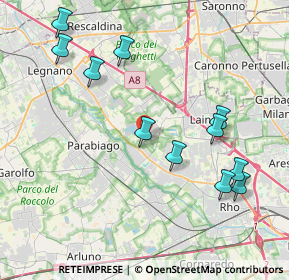 Mappa Via Garibaldi, 20014 Nerviano MI, Italia (4.36818)