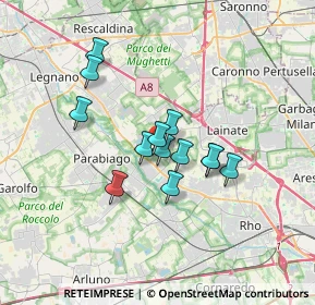 Mappa Via Garibaldi, 20014 Nerviano MI, Italia (2.55154)