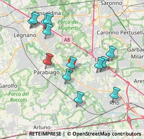 Mappa Via Garibaldi, 20014 Nerviano MI, Italia (3.99154)