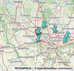 Mappa Via Pietro Mascagni, 20045 Lainate MI, Italia (10.77714)