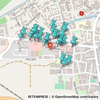 Mappa Via Piemonte, 25038 Rovato BS, Italia (0.17241)