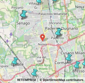 Mappa Via Brigate Partigiane, 20037 Paderno Dugnano MI, Italia (3.02909)