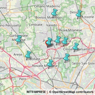 Mappa Via Brigate Partigiane, 20037 Paderno Dugnano MI, Italia (3.66636)