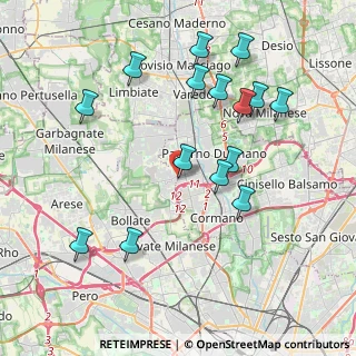 Mappa Via Brigate Partigiane, 20037 Paderno Dugnano MI, Italia (4.138)