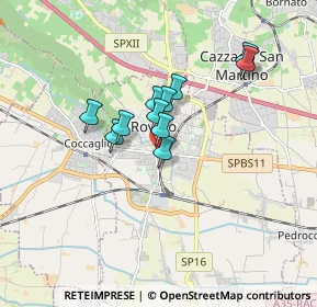 Mappa Via XXV Aprile, 25038 Rovato BS, Italia (1.20727)